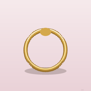 Bague Chevalière Ovale Or jaune