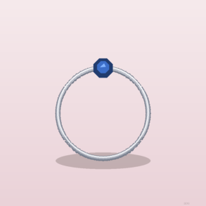 Bague Fleur Ajustable Argent