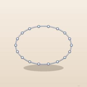 Bracelet Tennis Or blanc