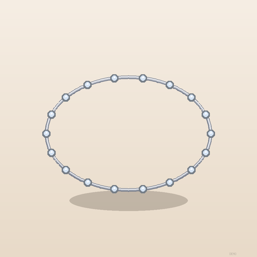 Bracelet Tennis Or blanc