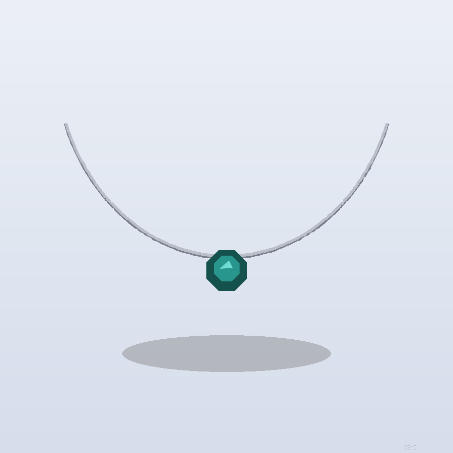 Collier Goutte Diamant Or blanc