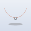 Collier Pierre de Lune Or rose