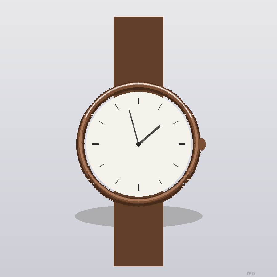 Montre Cuir Vintage