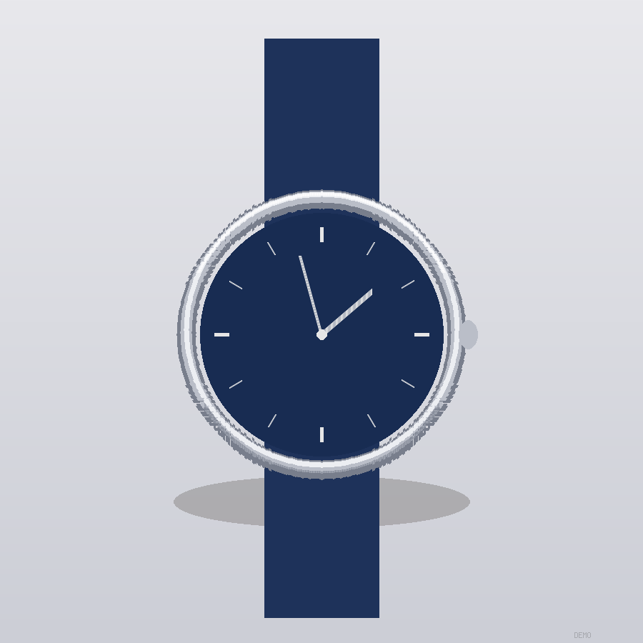 Montre Homme Acier Bleu